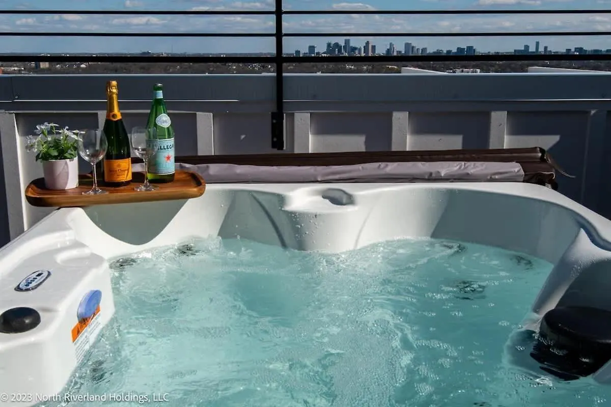 Stylish Nashville Home - Rooftop Deck - Hot Tub